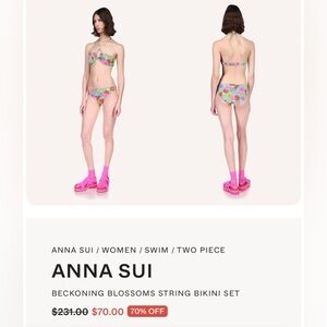 Anna Sui - Beckoning Blossoms Bikini